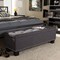 Baxton Studio Hannah Grey Upholstered Button-Tufting Storage Ottoman Bench 128-7051 - alternate 5